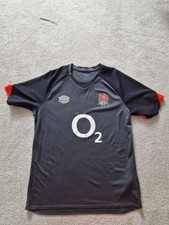 Umbro England Rugby Pro training Shirt Mens large Black 2021/22