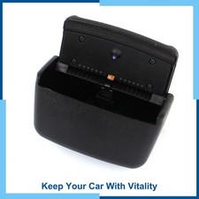 Pack 1 Black Rectangle Shape Blue Led Light Smokeless Cigarette Ashtray Holder