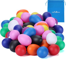 Egg Shakers Musical Instruments for Babies-40Pcs Musical Maracas Percussion Inst