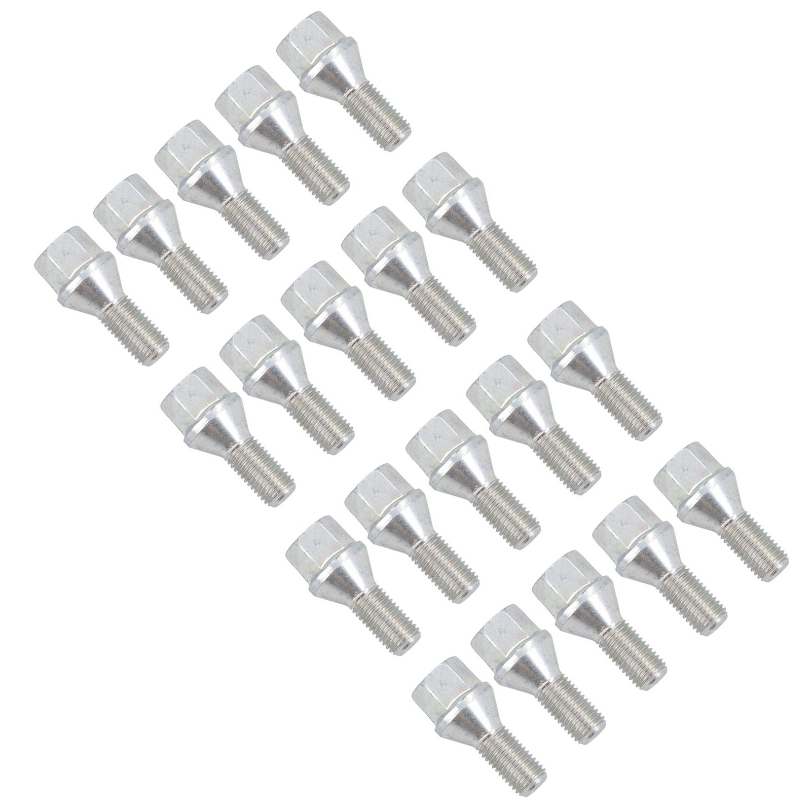 M12 x 1.5 Replacement Wheel Bolts Conical for Trailer Hubs Hub Pack of 20