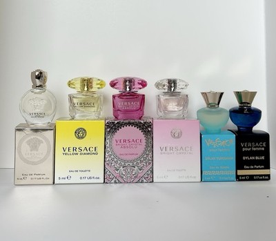 Versace Collection 6pc Mini Perfume Dabber 5ml Set
