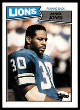 James Jones 1987 Topps #319 Detroit Lions 32779 Football Card