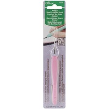 Clover 1226 Amour Steel Crochet Hook-Size 12/.6mm