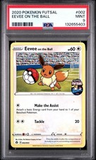2020 Pokemon Futsal Promo #002 Eevee On The Ball PSA 9 Card! MINT! Free Shipping