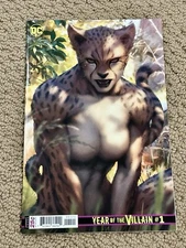 Year of the Villain #1 DC Comics 2019 Artgerm Stanley Lau Variant Cheetah Cover