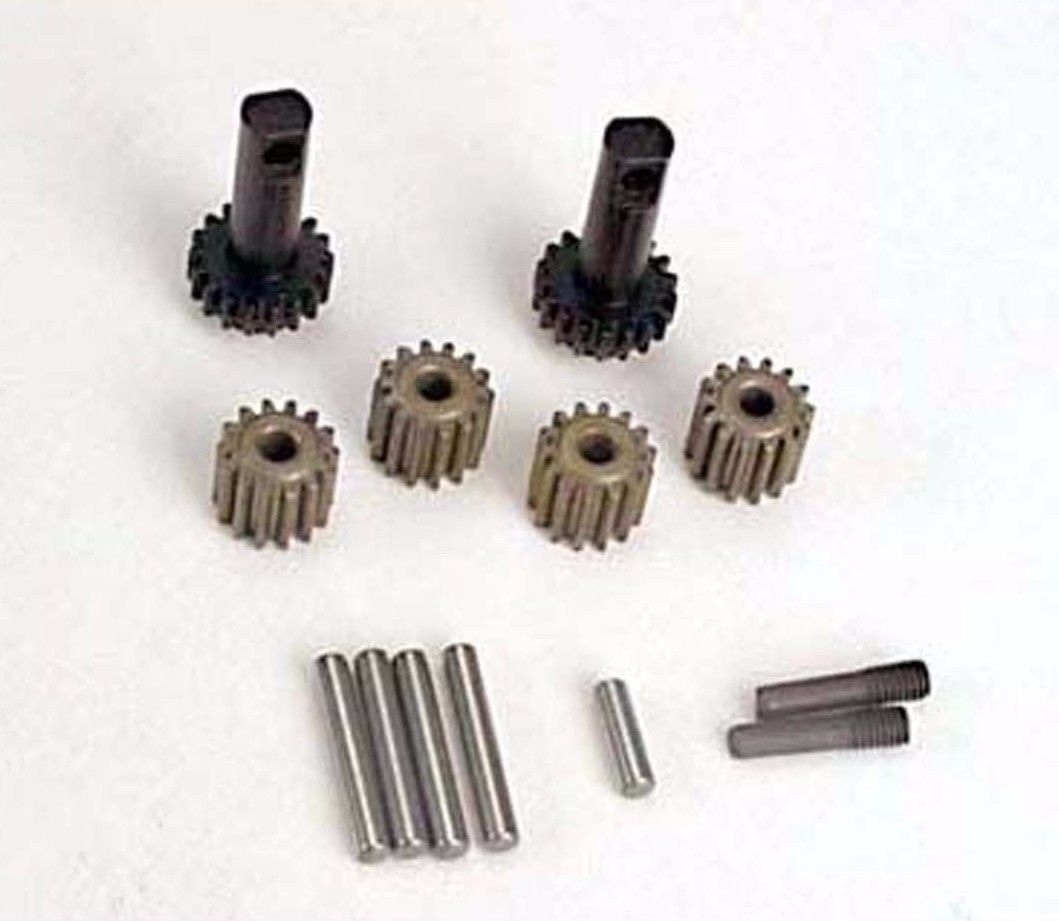 Traxxas 2382 Planetengetriebe-Set – Gehärteter Stahl, Für 1/10 RC-Modelle (Slash, Stampede, Rustler, E-Revo)