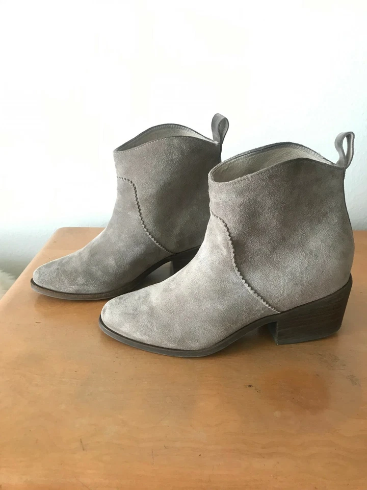 Botín Sol Sana Gris Gamuza Masón Talla 40 (9) Usado Una Vez Foto 2 de 4