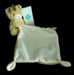 Doudou Peluche Tex Baby Tigre Chat Bebe Marron Blanc Beige Mouchoir 100 Neuf Ebay