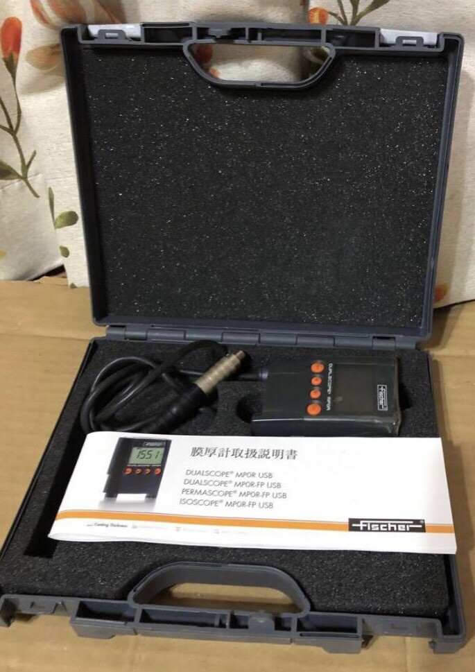 Fischer フィッシャー 小型膜厚計 DUALSCOPE MP0R-BTA FISCHER DUALSCOPE MPOR Dual Scope Film Thickness Gauge MP0R-FP-BT