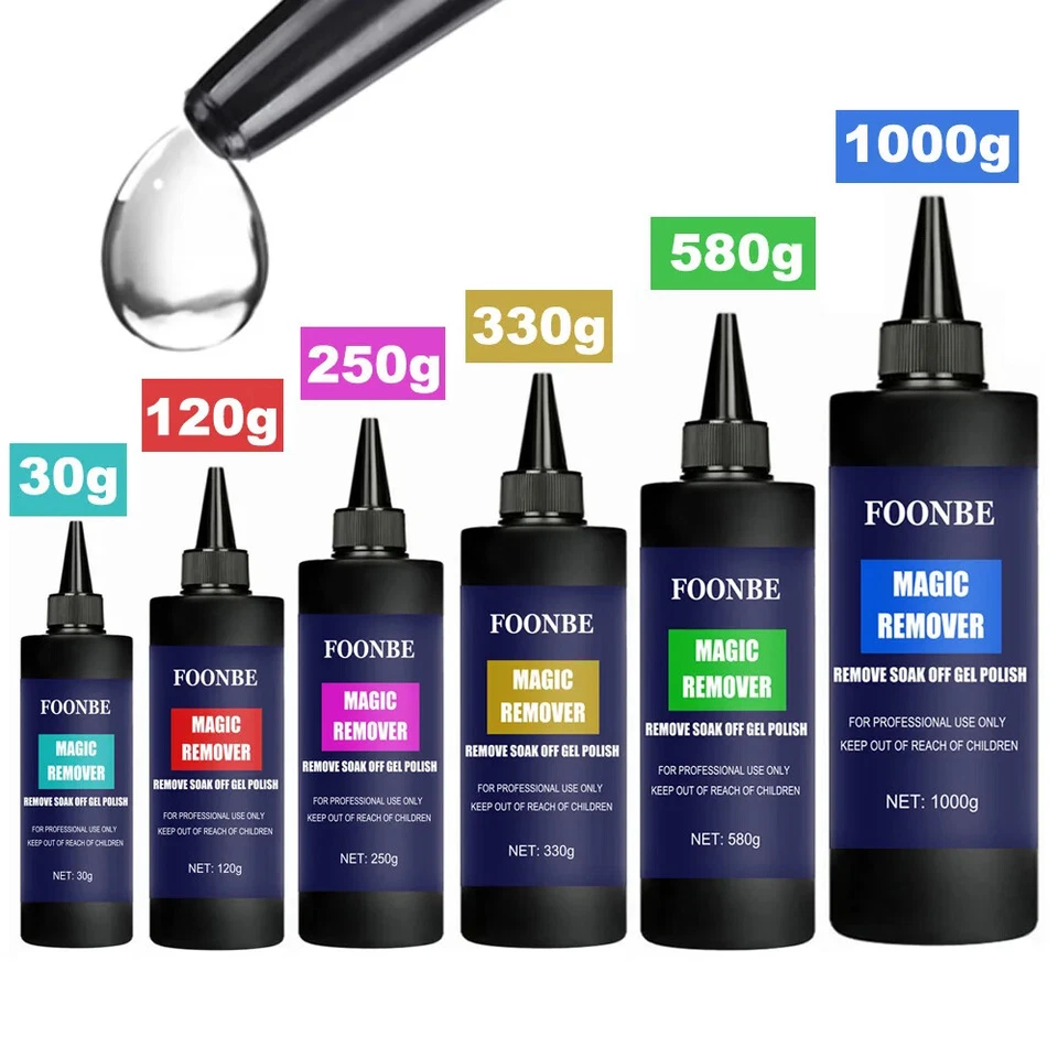 Gel Removedor de Esmalte Gel Remojo Capa Adhesiva Limpiador Semipermanente Claro Uñas Foto 3 de 4