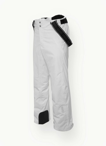 PANTALONE UOMO COLMAR SCI NEVE GHETTA IDROREPELLENTE TASCHE BRETELLE BIANCO  | eBay