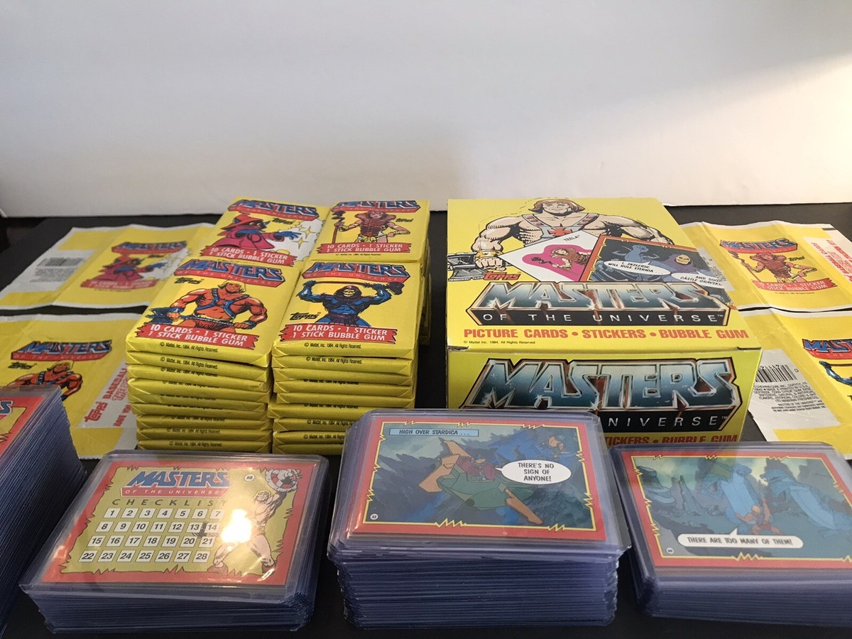 1984 Topps Masters Of The Universe Unopened NonXOut Box 36 Sealed