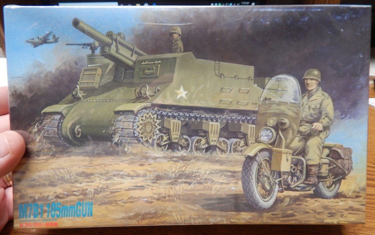 FUJIMI 76059 105MMGUN M7B1 MODEL KIT 1/76 SEALED IN BOX | eBay