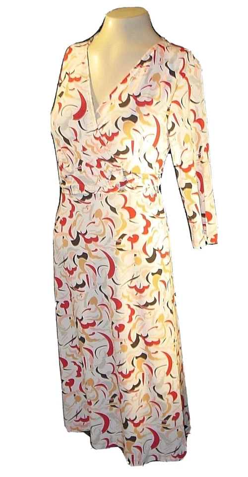 Nuevo Vestido, Colección Chadwick, Viaje Envolvido-Corpiño Elástico Naranja 2P Foto 2 de 4