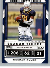 2020 Panini Contenders Draft - KEENAN ALLEN #58 season ticket 🏈
