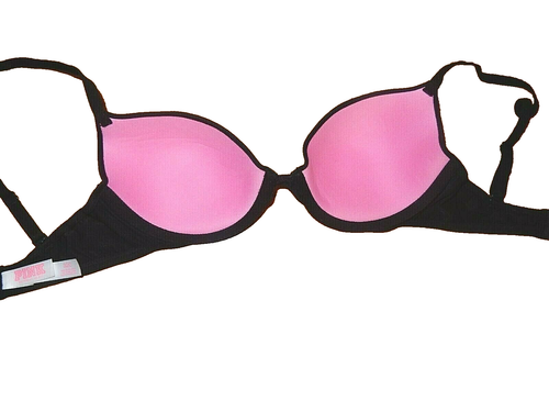 4Z 32C VICTORIA'S SECRET PINK Wear Everywhere Lined Demi Underwire T-Shirt Bra - Picture 5 of 5
