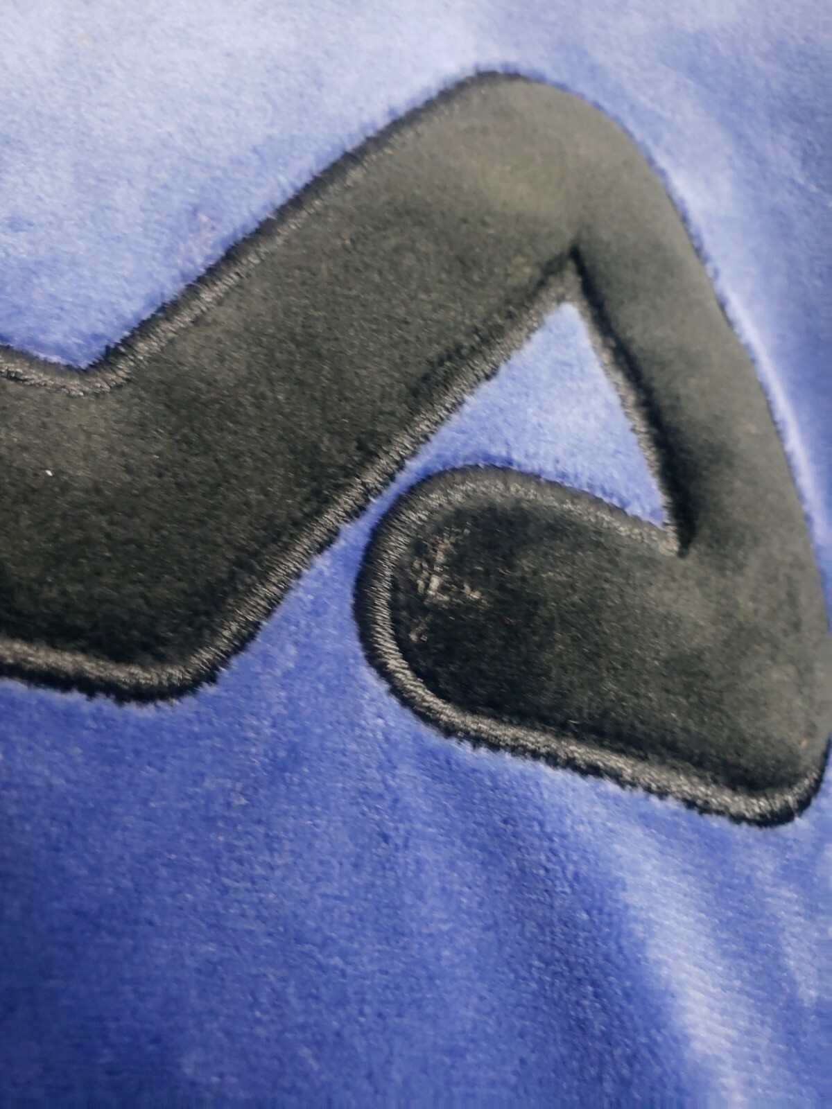 Felpa con cappuccio FILA donna velluto blu velluto fila logo ortografico taglia large