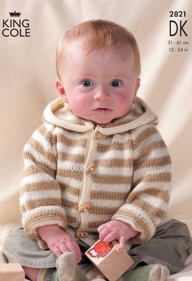 King Cole DK Knitting Pattern Mix n Match Raglan Sweaters and Jackets 2821