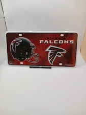 Atlanta Falcons Metal Auto Tag License Plate Rico Industries  New