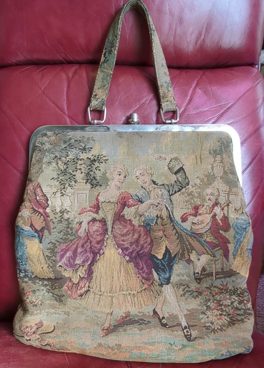 Julius Resnick Large Tapestry Handbag 1950s