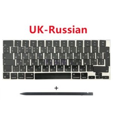 New UK-Russian Keys Keycaps For MacBook Pro M4 Pro Max 16" A3403 A3186 2024