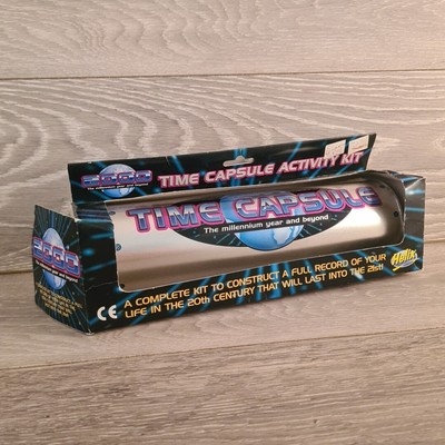Vintage Time Capsule Kit Year 2000 Millenium Rare Collectable Tin