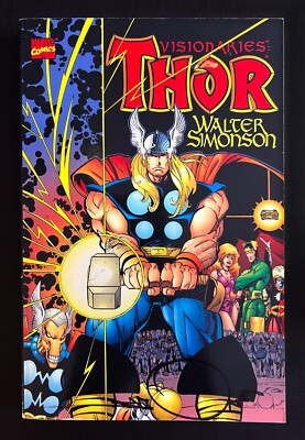 THOR: VISIONARIES VOL. 1 Signed By WALTER SIMONSON #337 288 Pages Marvel 2000