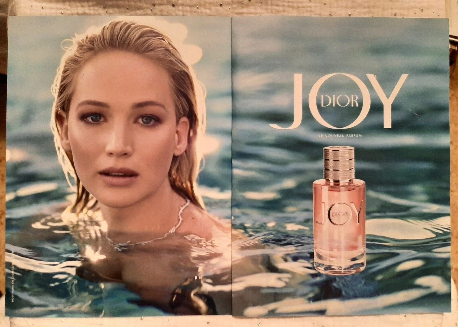 Publicité papier Parfum. Perfume Ad C. Dior Joy de 2018