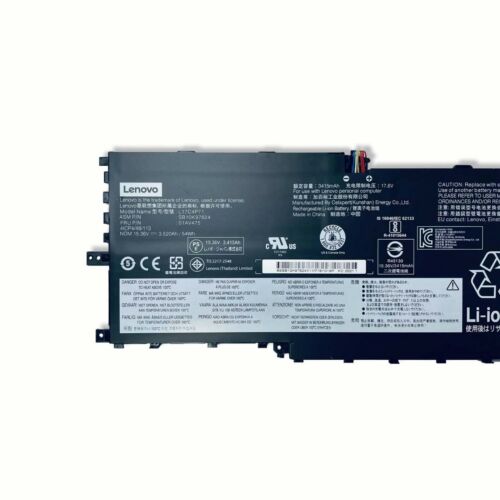 Batterie authentique 01AV475 L17M4P71 L17M4P73 pour Lenovo ThinkPad X1 Yoga 2018 GEN 3 - Photo 2/5