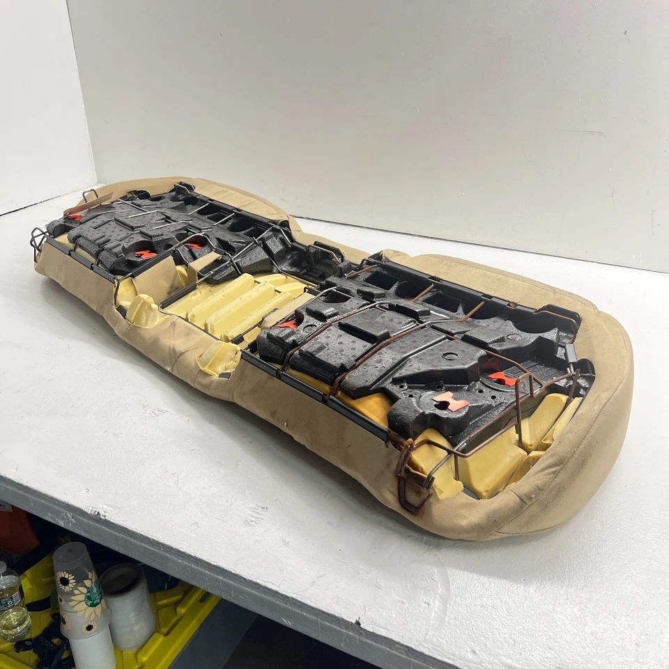 2011 - 2018 AUDI A8 Quattro REAR SEAT LOWER CUSHION BOTTOM BEIGE OEM 2012 2013 - Image 4 of 4