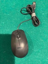 OEM DELL Black Optical Wired USB Scrolling MOUSE DZL-MS111-L B Tested WORKS