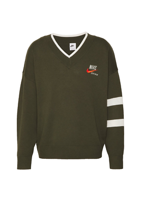 Nike Classic V Neck Sweater Retro Iconic Sportswear Athleisure Men