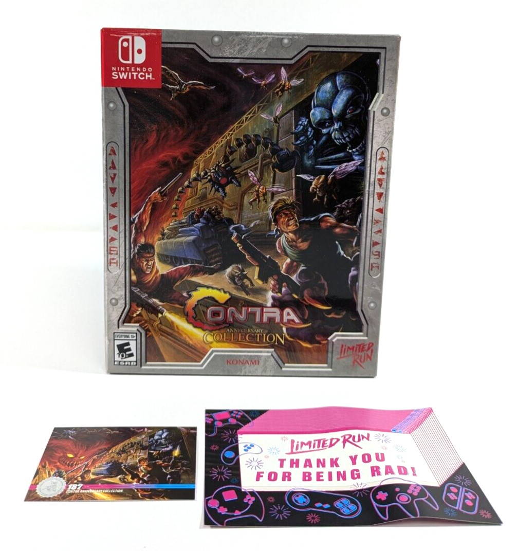 Contra Anniversary Collection Ultimate Edition Nintendo Switch Limited Run Games
