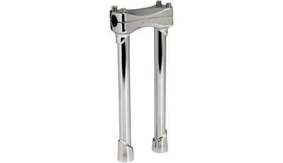 Biltwell Inc. Murdock Straight Risers - 12in. - Chrome - 6403-105-12