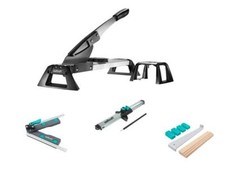 Wolfcraft Laminatschneider Vinylschneider VLC 800 Verlege-Set Winkelschmiege