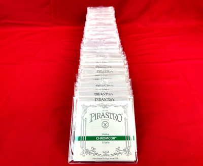 100% Authentic Pirastro Chromcor 4/4 Medium Violin String Set Ball 