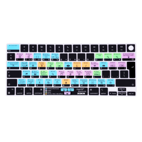 XSKN US EU macOS Keyboard Cover for 2021-2023 Macbook Pro 14.2/Macbook Pro 16.2 - Afbeelding 1 van 17