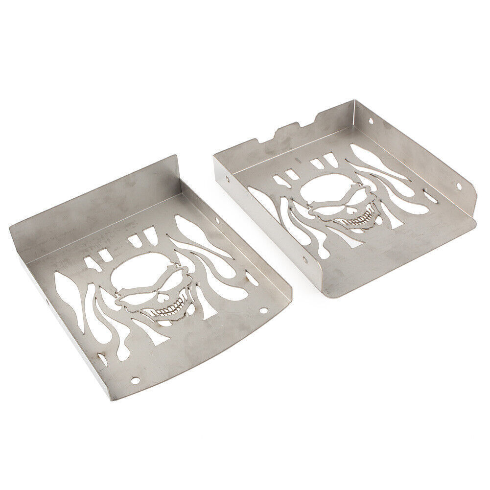 Rbanna1 Chrome Engine Shrouds & Radiator Guard Set For Suzuki VL1500 Intruder (1998-2008) - Type A