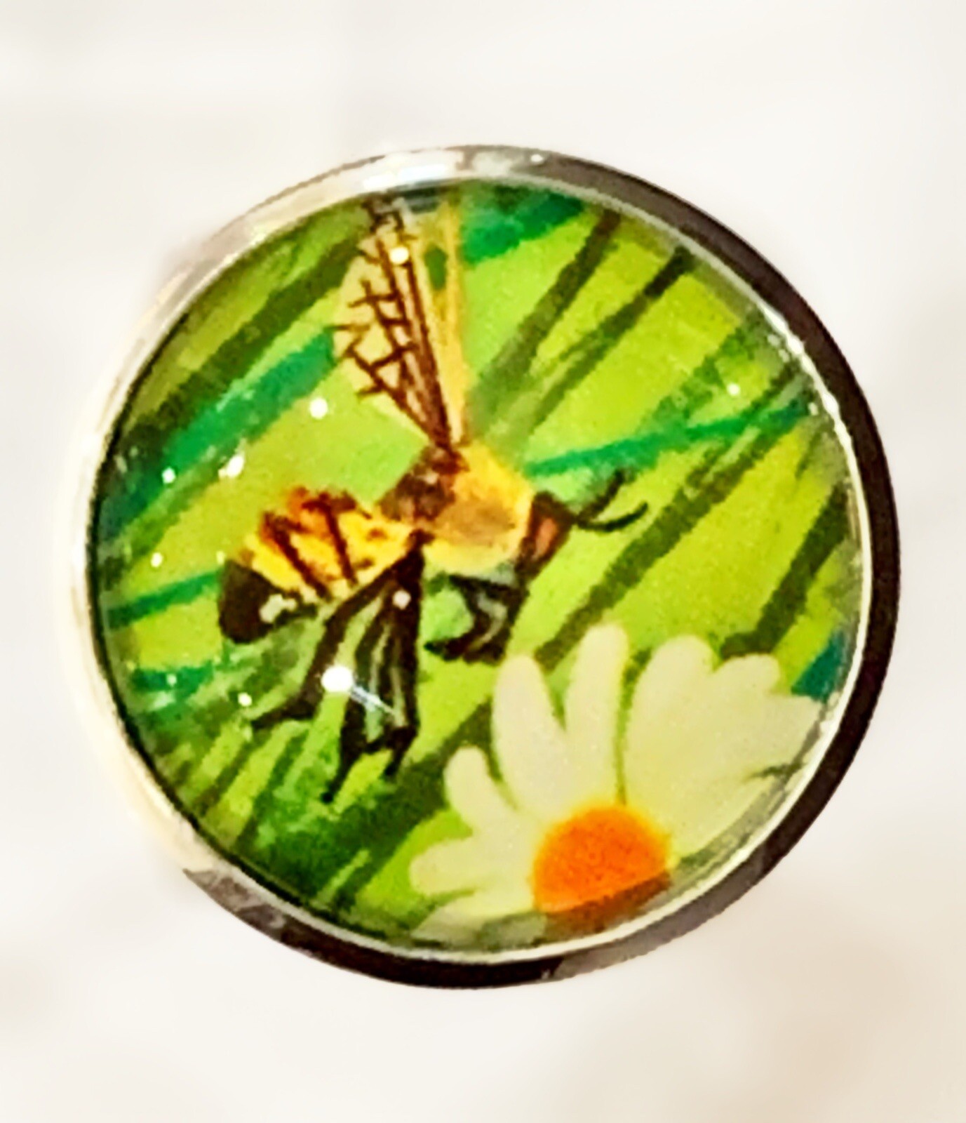Sewing Button Insect Charley Harper Bee Honeybee Flower Insect 1