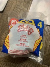 Mcdonalds Happy Meal Toy Furby Owl Clip 4 Keychain Plush 2000 NIP