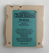 VTG 1985 Teddy Ruxpin THE AIRSHIP Cartridge Tape Playskool No Book Untested 