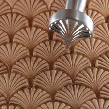 Stainless Steel Craftplus - Petal Shell Geometric Stamp (Leather Stamping Tool)