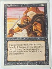 Erg Raiders - Revised Edition Core Set - Magic the Gathering MTG Nice!