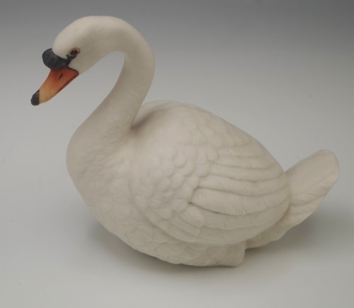 BALINT KRAMLIK (1928-2007) SWAN FIGURINE LIMITED ED. 22/100 SIGNED