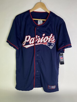 New England Patriots NFL Ultra Game Mens Size M Button Down