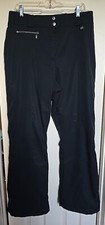 Nils Sportswear Women's Ski Snowboard Outdoor Pants BLACK Size 16 Pre-Owned