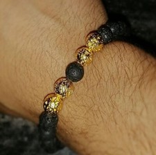 8mm Handmade Luxury Volcano Beads Bracelets