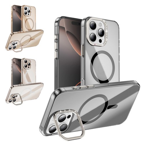 Shockproof Pc Magnetic Kickstand Slim Case Cover For Iphone 16 15 14 Pro Max/pro