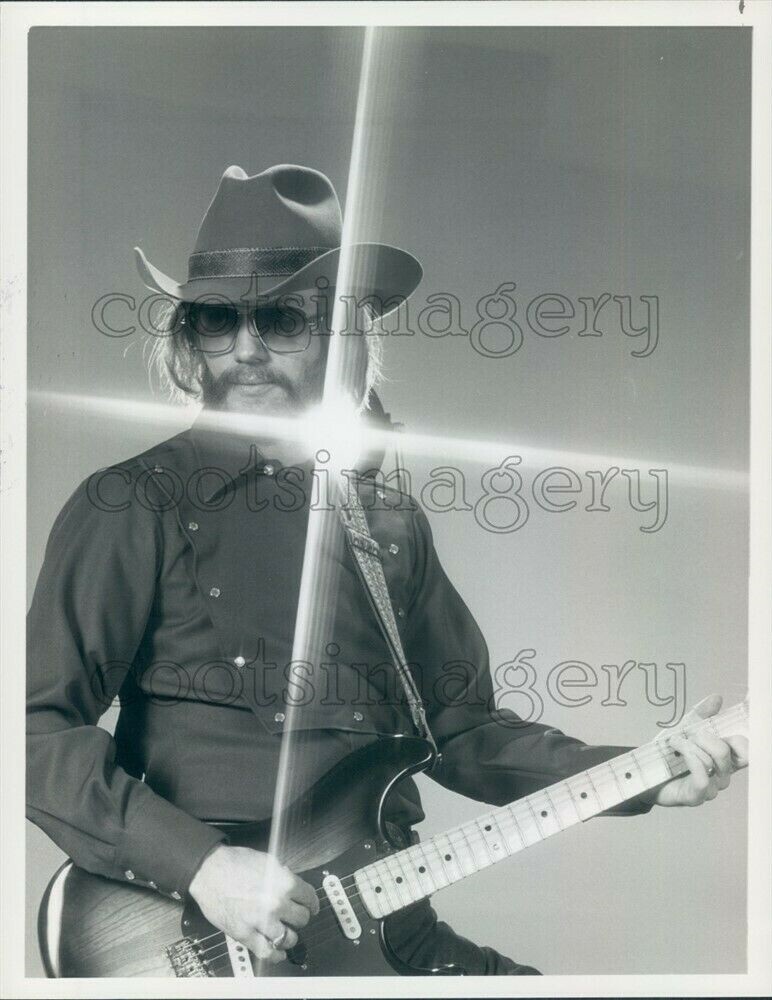 1983 Press Photo Richard Thomas as Country Star Hank Williams Jr