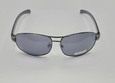 PERRY ELLIS Sunglasses PESUN074-1 Gunmetal Frame Blk Lens 63-14-130mm